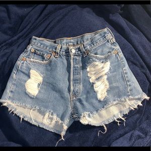 Vintage Levi high waisted shorts